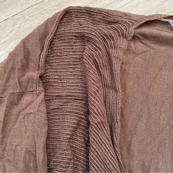 Aritzia Cove Brown Knit Cardigan - Picture 3 of 4